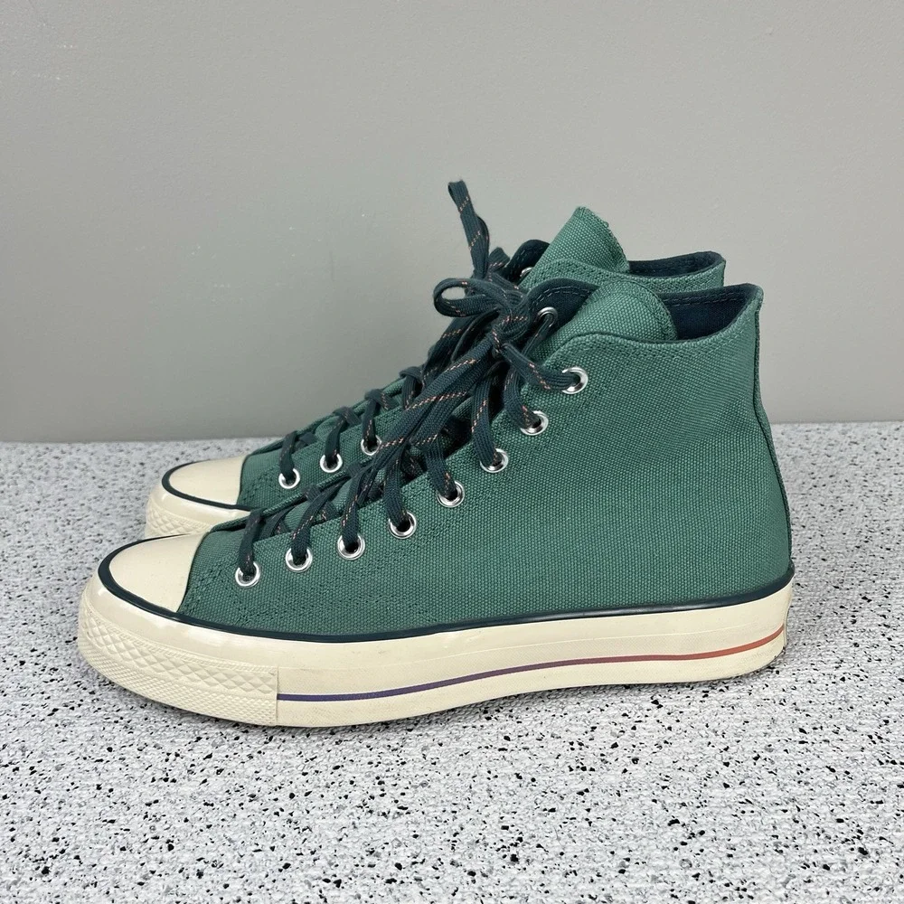Converse Chuck 70 Color Fade High Top Shoes Sneakers‎ Green Mens 9 Womens 11 - Picture 3 of 9